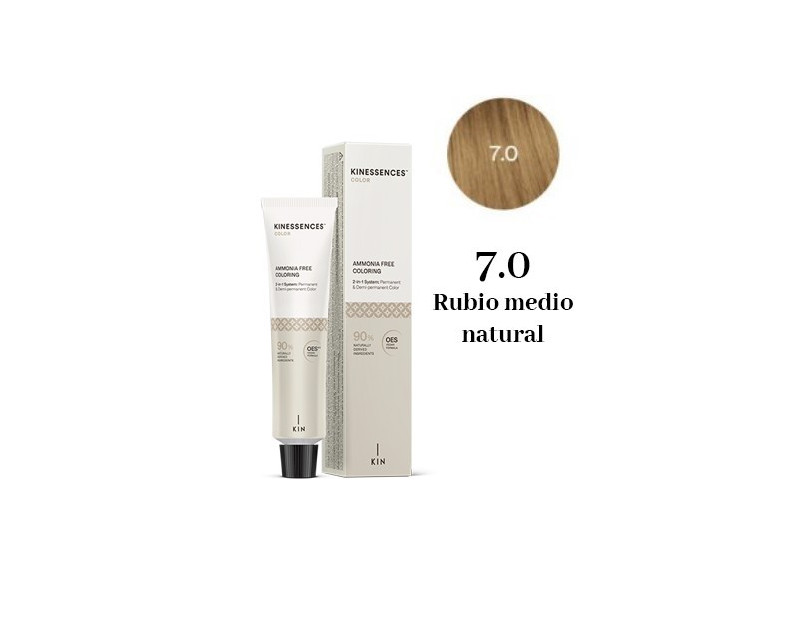 Tinte vegano sin amoniaco Kinessences 7.0 100 ml