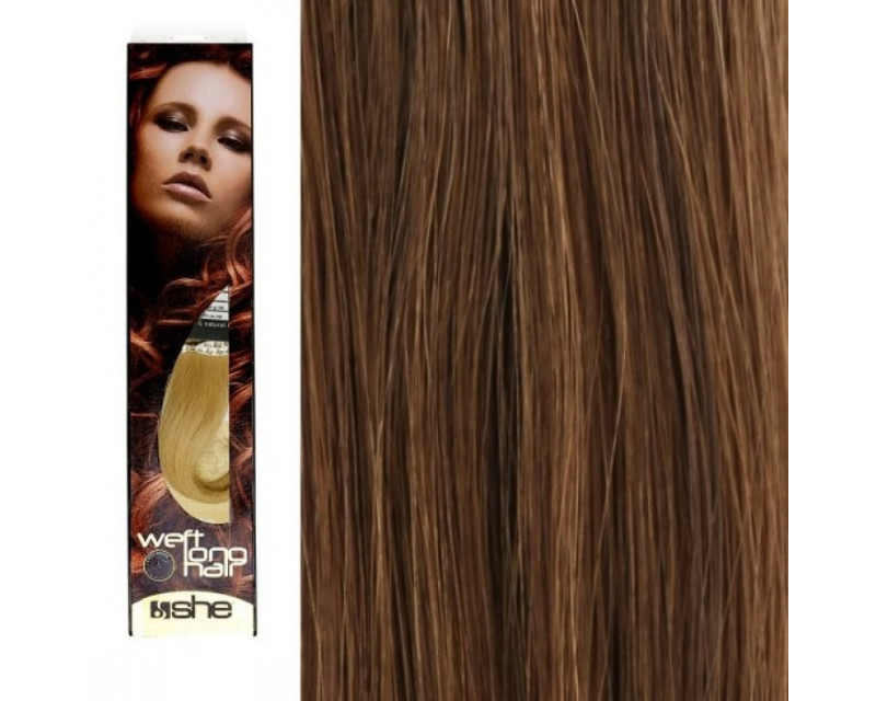 She Weft Long Hair extensión de cabello tejido liso color 10