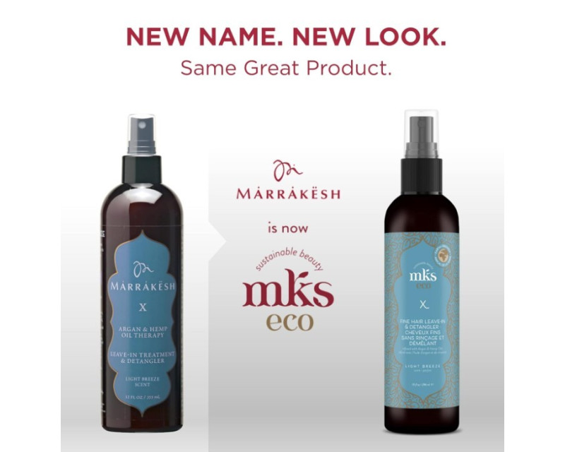Mks Eco X Leave-In Light Breeze Scent desenredador de cabello fino 118ml